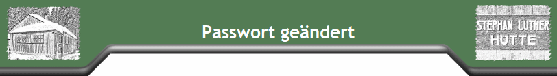 Passwort geändert